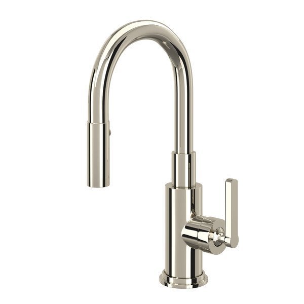 Rohl Lombardia Pull-Down Bar/Food Prep Kitchen Faucet A3430SLMPN-2